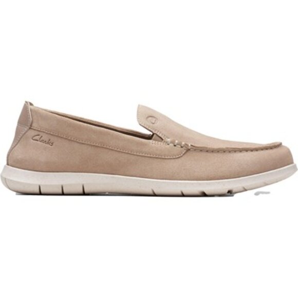 Clarks - Mens Flexway Step Shoes, size 10 US mens, color tan. - Picture 1 of 5